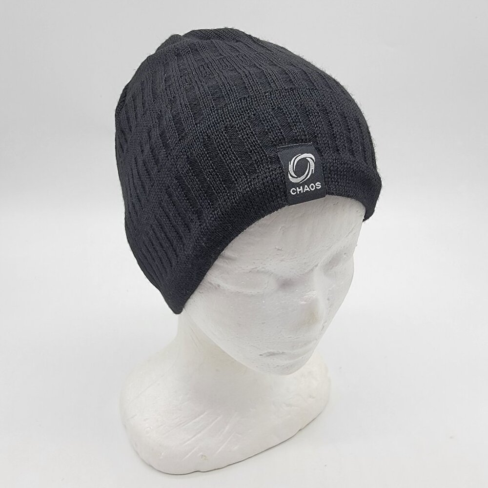 Chaos Peterson Snow Hat‎ Black One Size Winter Ski Skiing Outdoor